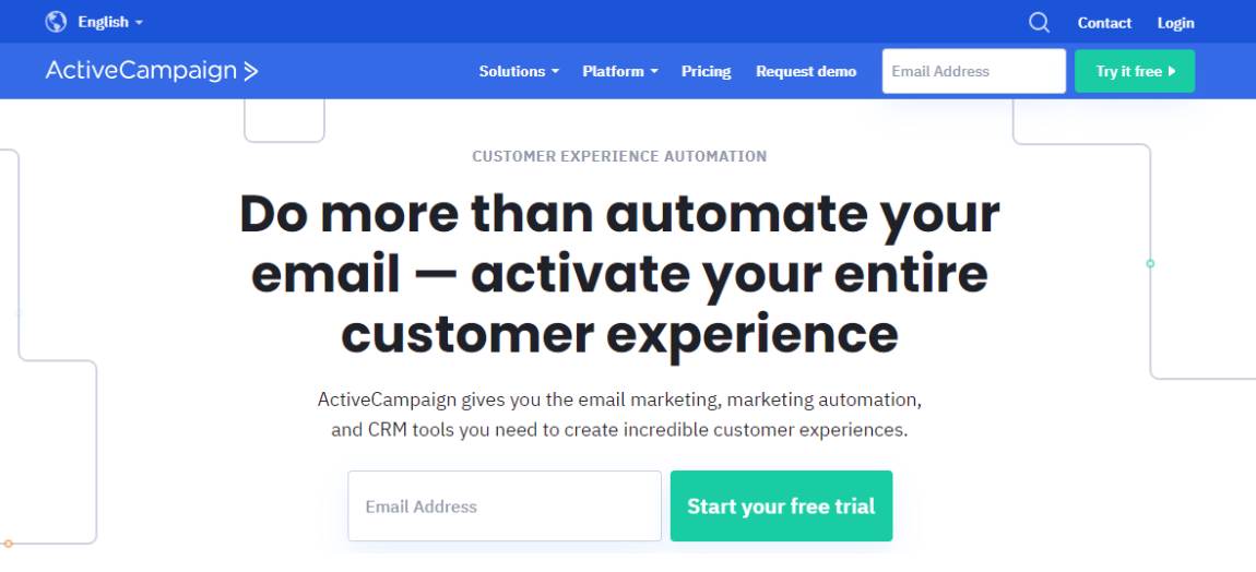 Best 10 Email Marketing Tools in 2021 3 Activecampaign