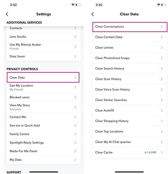 How To Remove & Unpin My AI On Snapchat? Step-By-Step Guide 6 Clear conversations