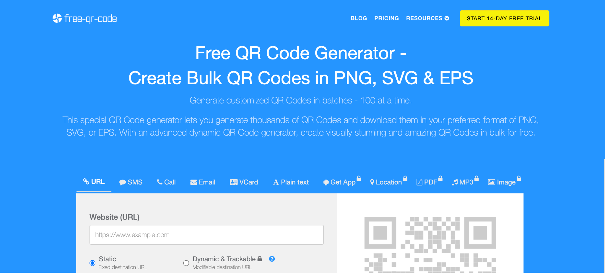 10 Best Free QR Code Generators in 2023 9 Free-Qr-Code.net