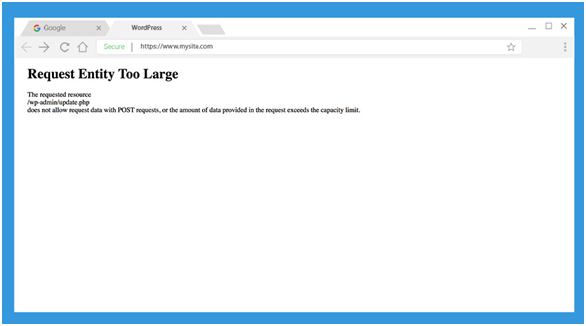Request Entity too large