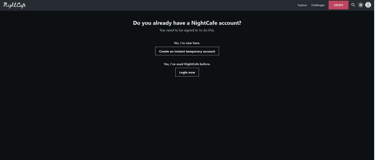 How To Use NightCafe AI? Tutorial For Beginners + Tips 6 Create an account