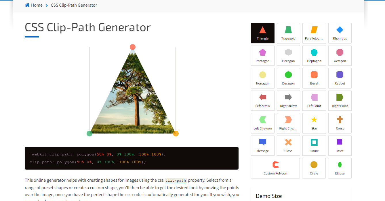 Top 10 Helpful GitHub Storage For Web Developers 6 CSS Clip-path Maker