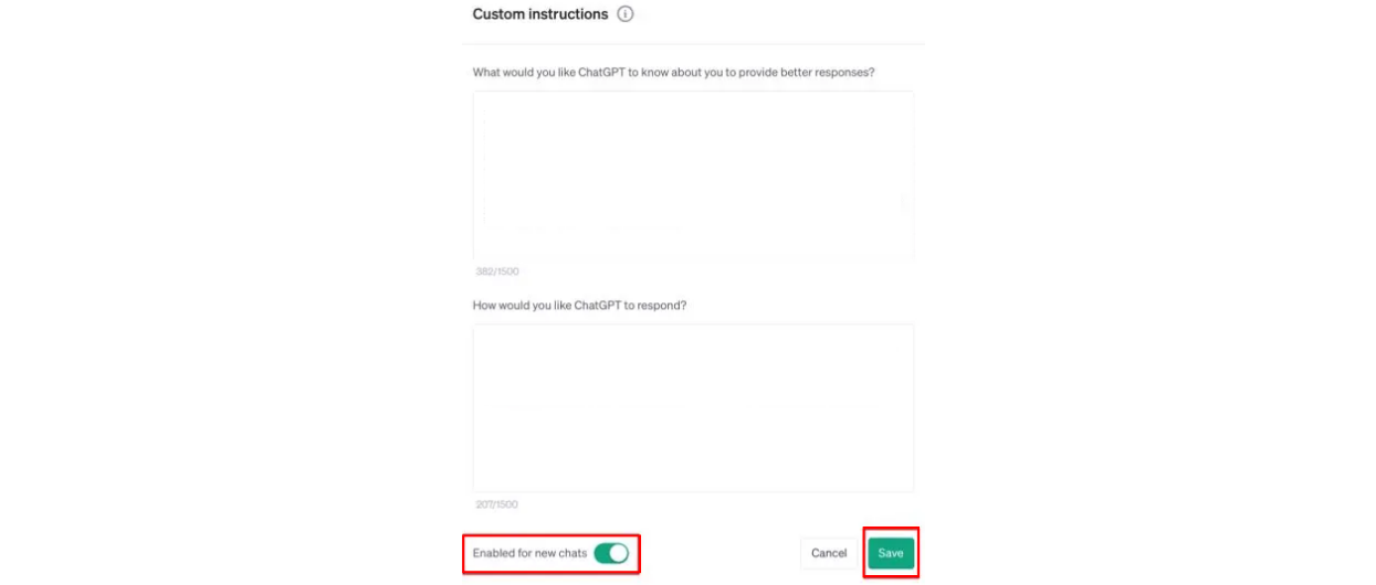 How OpenAI Work With Customised Instructions For ChatGPT 3 Custom instruction for chatgpt