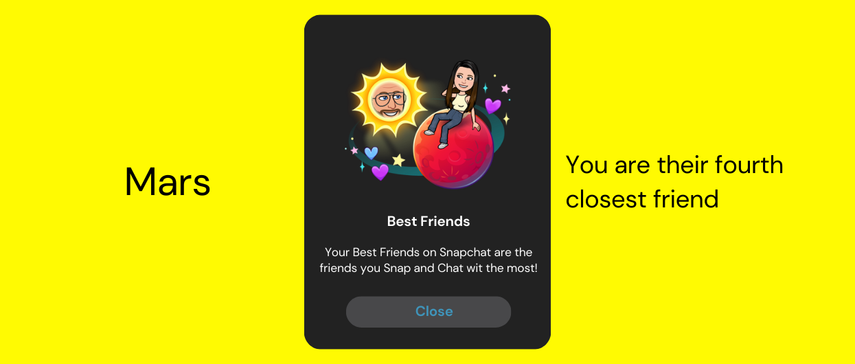 Snapchat Planets: Order & Meaning Explained (Complete Guide!) 4 Mars Friend solar system snapchat