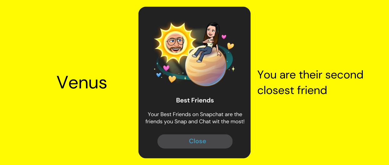 Snapchat Planets: Order & Meaning Explained (Complete Guide!) 2 Venus Friend solar system snapchat